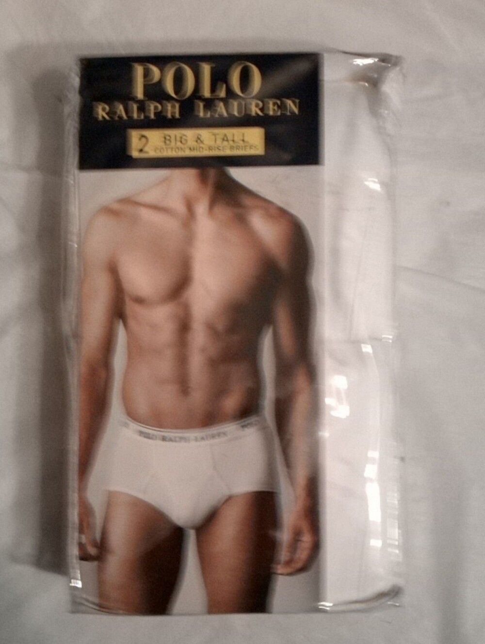 Polo Ralph Lauren 2 Pack Size 52 Waist Mid Rise White Briefs